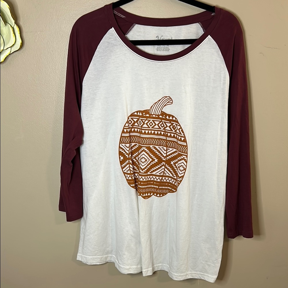 Natural Reflections Pumpkin Jersey Tee